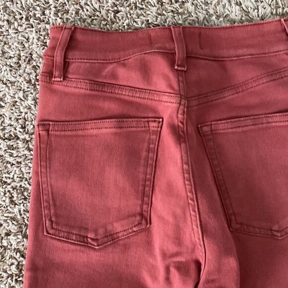 NWT Free People We The Free Red High Rise Skinny Jeans Size 26 - Picture 10 of 12